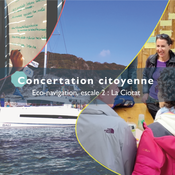 Eco-navigation : concertation citoyenne à La Ciotat